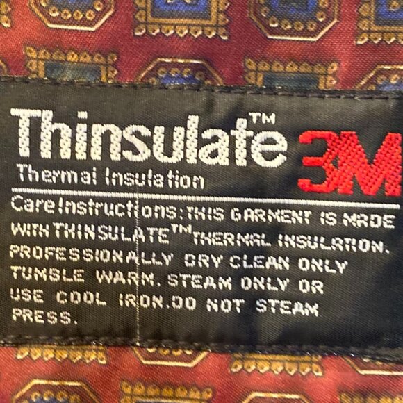 London Fog Black Double Breasted Trench Coat Removable Lining Size 40 - Picture 7 of 8